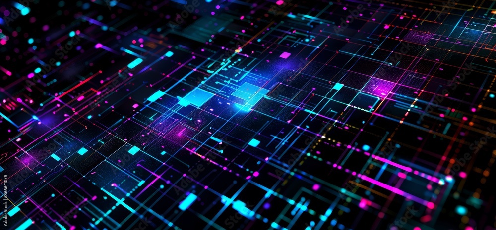 Poster a modern abstract 3d background with copy space. based on stock photography