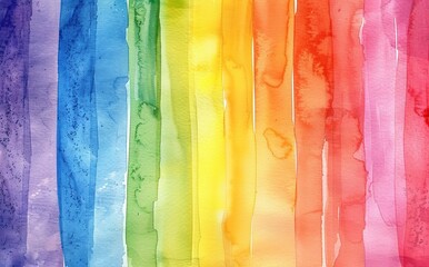 Naklejka premium Ink gradient splattered rainbow background, painted with watercolor inks. Seamless painted pattern, great for decoration. Pastel bright colors.