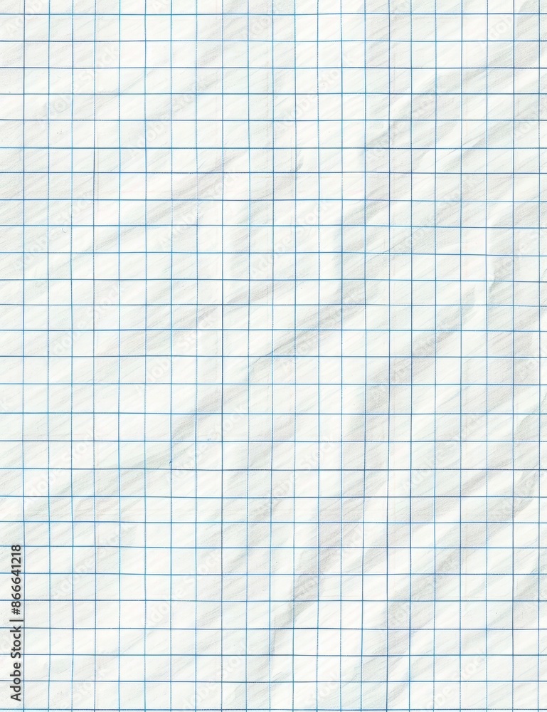 Poster white paper texture backdrop with grid paper texture.