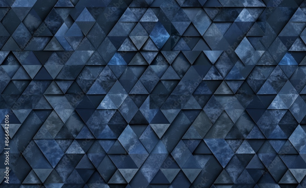 Poster a modern geometric pattern based on a hexagonal texture