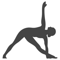 Woman Yoga Silhouette