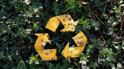 It explains natural recycling. Three arrows are connected.