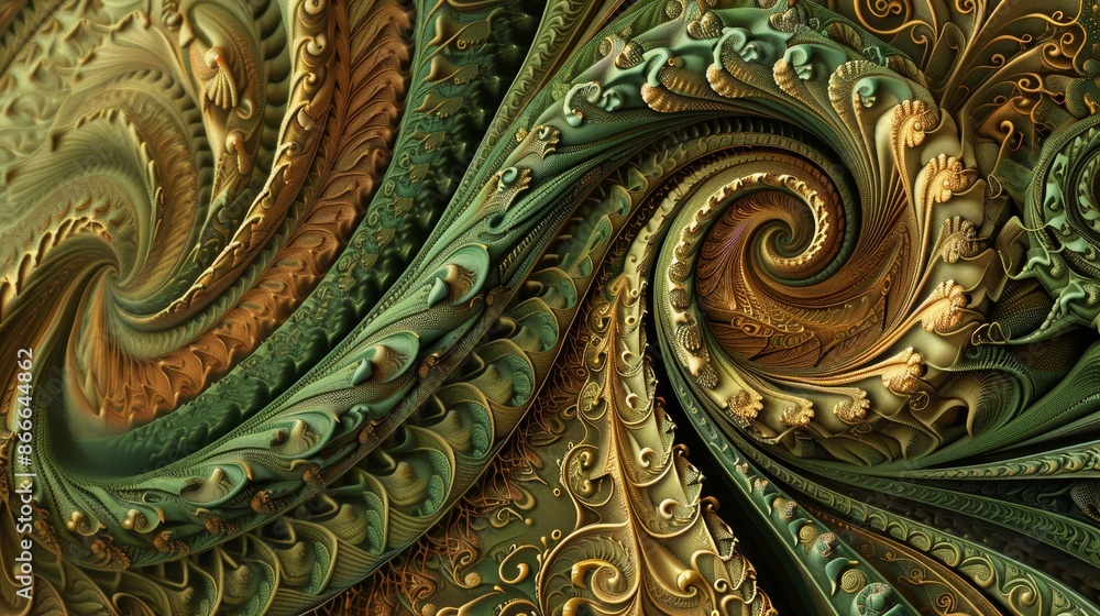 Poster a fractal pattern is an infinitely complex pattern that is self-similar no matter what scale is used
