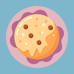 Vector poster template for Sugar Cookie Day celebration: a sweet gift for all cookie lovers
