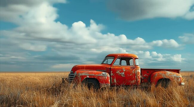 Old, rusty truck