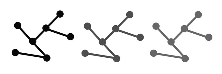 Connection icon vector. Glabal network connect icon. Simple design on white background.