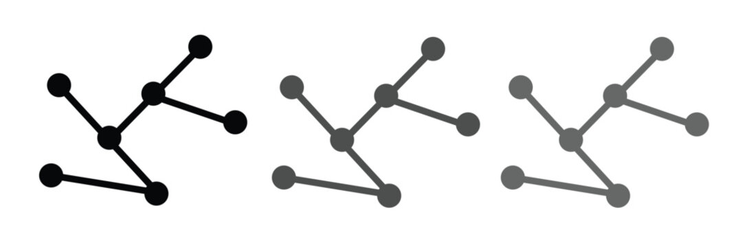 Connection icon vector. Glabal network connect icon. Simple design on white background.