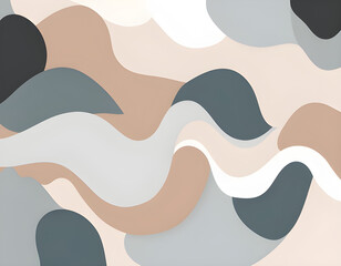 Soft and simple Morandi abstract color block background