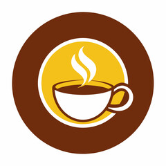       Coffee cup logo icon vector illustration.
