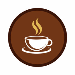       Coffee cup logo icon vector illustration.
