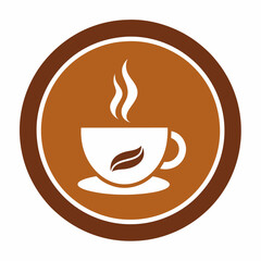       Coffee cup logo icon vector illustration.
