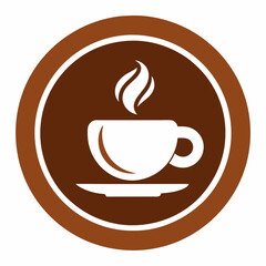       Coffee cup logo icon vector illustration.
