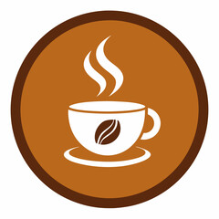      Coffee cup logo icon vector illustration.
