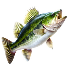Fototapeta premium Close-up of Largemouth Bass Fish