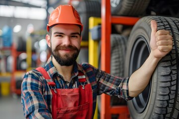 Car mechanic in the workshop. Repairman.