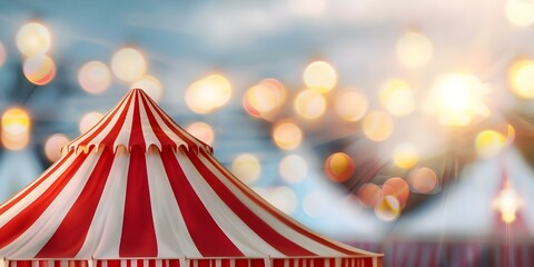 Artistic carnival festival wallpaper with circus theme for a fun background. Concept Carnival Theme, Circus Elements, Festive Wallpaper, Colorful Background, Artistic Design