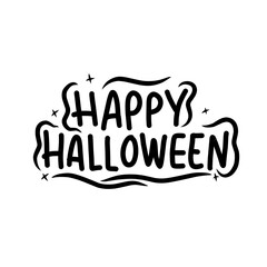 Happy halloween text