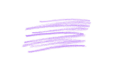 Fototapeta premium Purple pencil strip line stroke, line brush stroke in style on transparent background. abstract background.