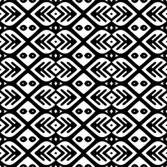 Vector monochrome pattern, Abstract texture for fabric print, card, table cloth, furniture, banner, cover, invitation, decoration, wrapping.seamless repeating pattern.Black and white background.