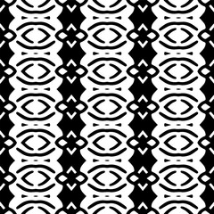 Vector monochrome pattern, Abstract texture for fabric print, card, table cloth, furniture, banner, cover, invitation, decoration, wrapping.seamless repeating pattern.Black and white background.
