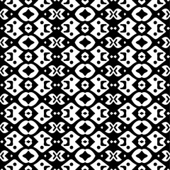 Vector monochrome pattern, Abstract texture for fabric print, card, table cloth, furniture, banner, cover, invitation, decoration, wrapping.seamless repeating pattern.Black and white background.