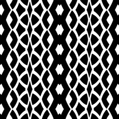 Fototapeta premium Vector monochrome pattern, Abstract texture for fabric print, card, table cloth, furniture, banner, cover, invitation, decoration, wrapping.seamless repeating pattern.Black and white background.
