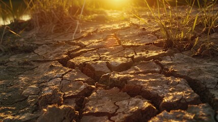Climate change causes drought  soil degradation  and environmental disaster.