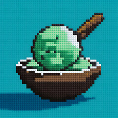  Mint Chip Ice Cream Pixel