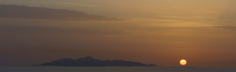 Sunrise over the sea