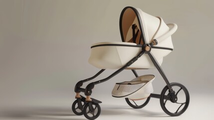Baby Stroller Isolated