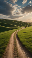 Obraz premium Road in the mountains 