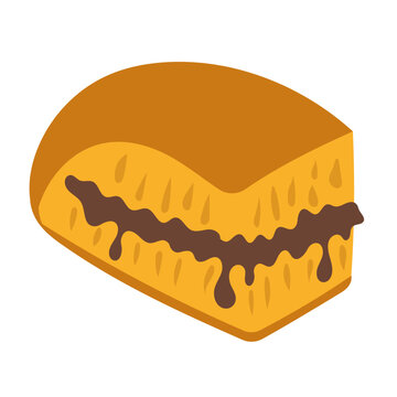 recommend clip art: Martabak manis vector illustration, indonesian street food, terang bulan icon, martabak manis clip art, jajanan makanan lokal indonesia