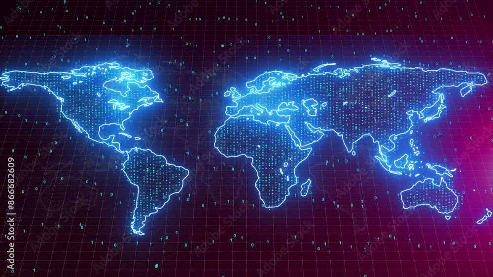 Aufkleber technology big data, artificial intelligence polygonal connected technology internet big data backgr