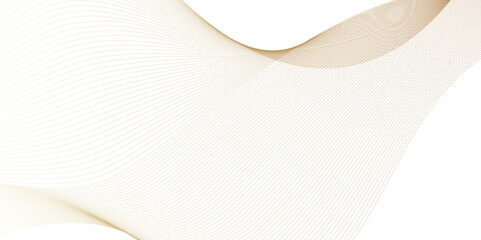 Abstract gradient golden wavy flowing dynamic smooth curve lines background. Design used for presentation, web design, cover, web, texture, technology, science, data, music, magazine.