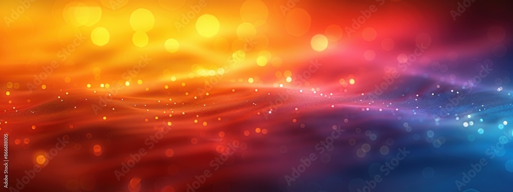 Poster a background with a gradient from light to dark, with the lightest point being a blank orange space.