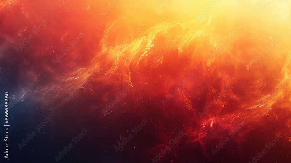 Poster a background with a gradient from light to dark, with the lightest point being a blank orange space.