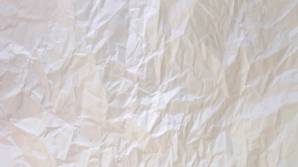 White crumpled Paper Texture. Abstract Background.