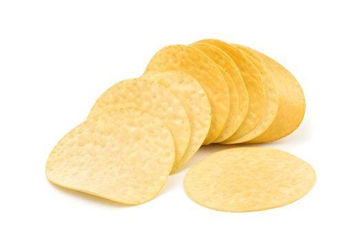 Pringles on a White Background - Popular and Crispy Snack Chips