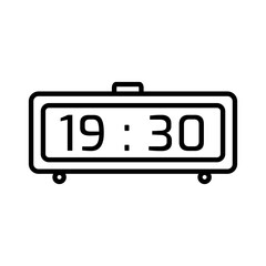 Time and Clock outline icon