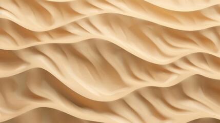 Fototapeta premium Abstract wavy texture in neutral tones, ideal for backgrounds, design elements, or creative projects needing unique and organic patterns.