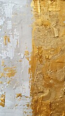 Golden white mixed color hemp mixed color Japanese paper Japanese style on the background. AI generated illustration