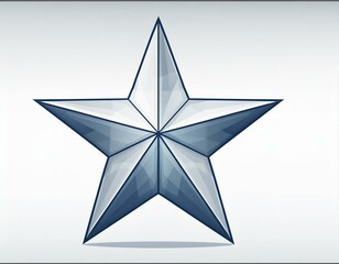 Obraz premium Star isolated on white background