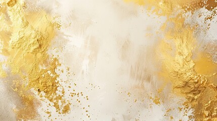 Golden white mixed color hemp mixed color Japanese paper Japanese style on the background. AI generated illustration