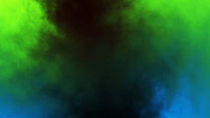 background with space,colorful fog or smoke.green blue 
cosmic energy space background