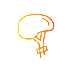 helmet gradient icon