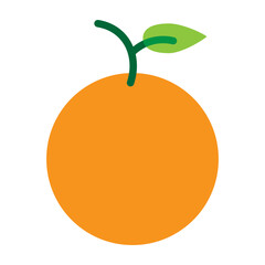 Orange Vector Flat Icon Design