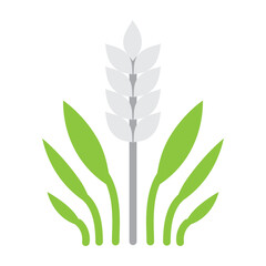 Rice Vector Flat Icon Design