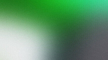 Green gradient background fading to white and gray with grainy texture