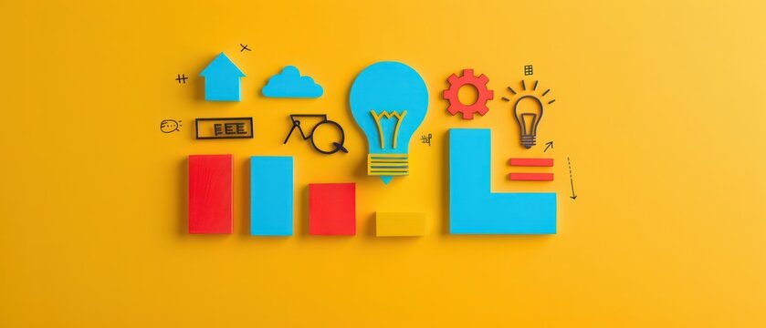 A vibrant depiction of value proposition highlights with unique selling points and benefits, isolated with room for text on a clean background