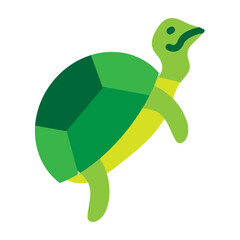 Tortoise Vector Flat Icon Design